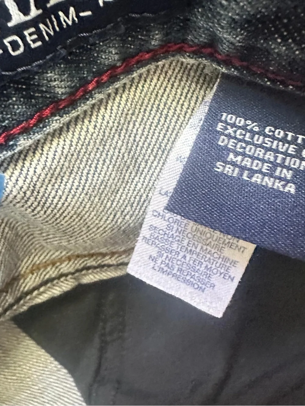 Chaps Straight Fit Denim Jeans Mens 36/30